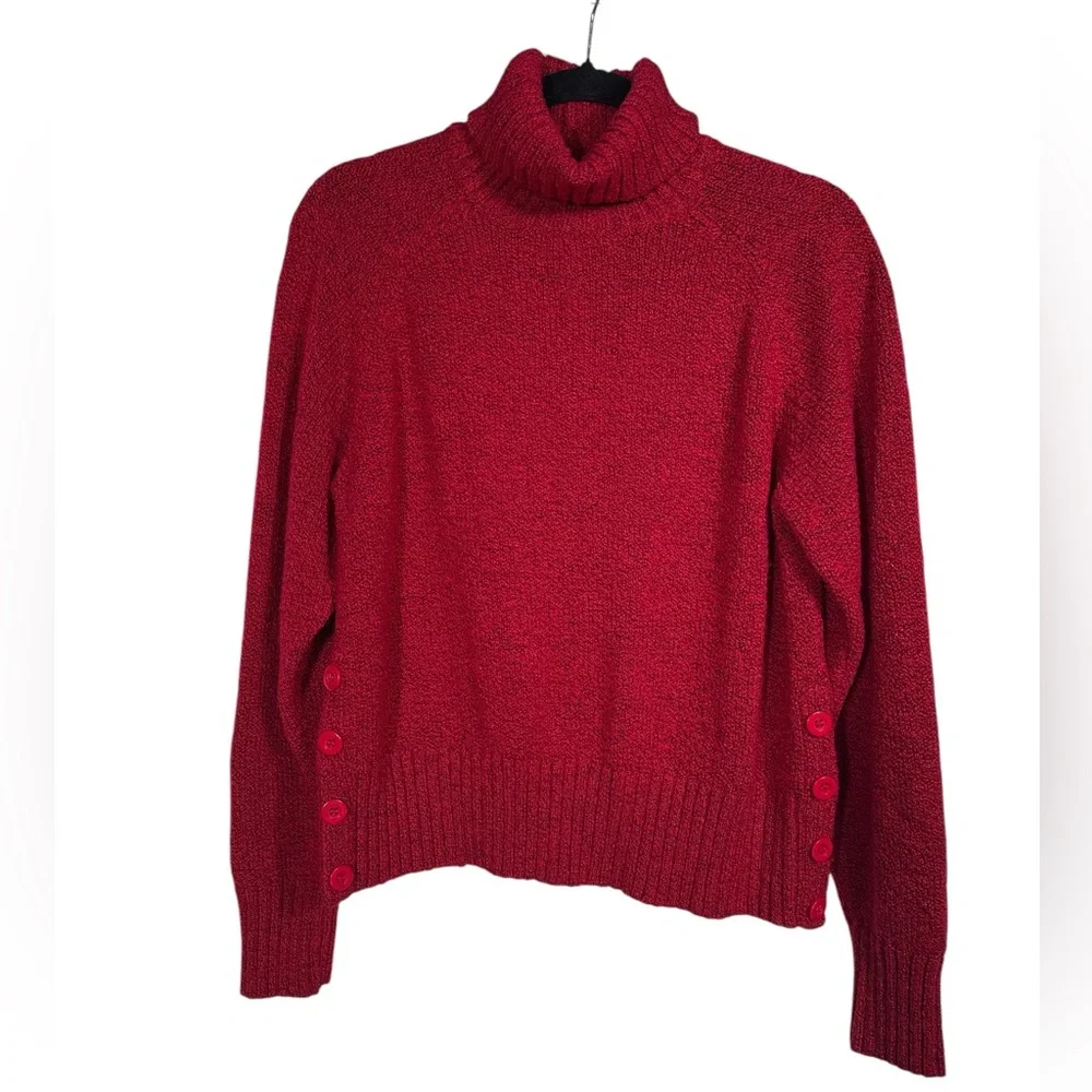 Mountain Lake Turtle Neck Sweater Women's Size X-Large Nautical - Picture 2 of 7